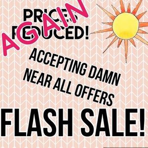 Let’s get the sale going! Good through Sunday!